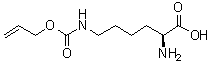 structure of CAS# 6298-03-9, N6-[(2-Propen-1-yloxy)carbonyl]-L-lysine