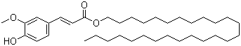 (E)-阿魏酸二十六烷基酯分子结构 (CAS 63034-29-7)