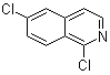 1,6-二氯异喹啉分子结构 (CAS 630421-73-7)