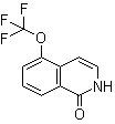 5-(三氟甲氧基)-1(2H)-异喹啉酮分子结构 (CAS 630423-20-0)