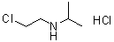 structure of CAS# 6306-61-2, N-(2-氯乙基)-2-丙胺盐酸盐