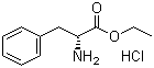 D-苯丙氨酸乙酯盐酸盐分子结构 (CAS 63060-94-6)