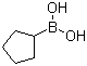 环戊基苯硼酸分子结构 (CAS 63076-51-7)