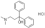 CAS # 6309-39-3, alpha-[2-(Dimethylamino)ethyl]-alpha-phenylbenzenemethanol hydrochloride