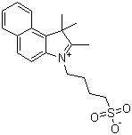 structure of CAS# 63149-24-6, 1,1,2-三甲基-3-(4-磺酸丁基)-1H-苯并[e]吲哚鎓内盐
