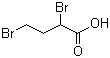 structure of CAS# 63164-16-9, 2,4-二溴丁酸