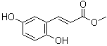 2,5-二羟基肉桂酸甲酯分子结构 (CAS 63177-57-1)