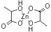 (T-4)-二[(2S)-2-羟基丙酸]锌分子结构 (CAS 63179-81-7)