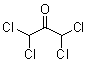 CAS # 632-21-3, 1,1,3,3-Tetrachloro-2-propanone, 1,1,3,3-Tetrachloroacetone, 1,1,3,3-Tetrachloropropanone, NSC 137844