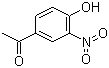 structure of CAS# 6322-56-1, 4'-Hydroxy-3'-nitroacetophenone
