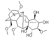CAS # 63238-68-6, Hypaconine, (1alpha,6alpha,14alpha,15alpha,16beta)-1,6,16-Trimethoxy-4-(methoxymethyl)-20-methylaconitane-8,13,14,15-tetrol, 3-Deoxymesaconine