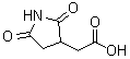 structure of CAS# 6324-87-4, 2,5-Dioxo-3-pyrrolidineacetic acid