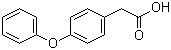 4-苯氧基苯乙酸分子结构 (CAS 6328-74-1)