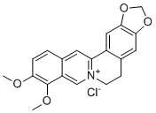structure of CAS# 633-65-8, 盐酸黄连素