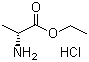 D-丙氨酸乙酯盐酸盐分子结构 (CAS 6331-09-5)