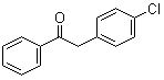 structure of CAS# 6332-83-8, 2-(4-Chlorophenyl)-1-phenylethanone