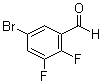 5-溴-2,3-二氟苯甲醛分子结构 (CAS 633327-22-7)