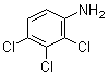 2,3,4-三氯苯胺分子结构 (CAS 634-67-3)