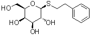 structure of CAS# 63407-54-5, 2-Phenylethyl 1-thio-beta-D-galactoside