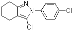 CAS 登录号：63418-93-9, 3-氯-2-(4-氯苯基)-4,5,6,7-四氢-2H-吲唑