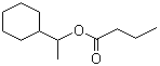 CAS 登录号：63449-88-7, 1-环己基乙醇丁酸酯