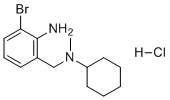 CAS # 63471-29-4, Bromhexine Impurity 02, 2-bromo-6-((cyclohexyl(methyl)amino)methyl)aniline hydrochloride