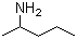 2-氨基戊烷分子结构 (CAS 63493-28-7)