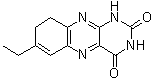 7-乙基-8,9-二氢苯并[g]蝶啶-2,4(1H,3H)-二酮分子结构 (CAS 63528-78-9)