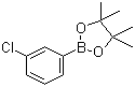 structure of CAS# 635305-47-4, 3-氯苯硼酸频哪醇酯
