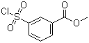 3-(氯磺酰基)苯甲酸甲酯分子结构 (CAS 63555-50-0)