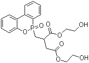 CAS # 63562-34-5, Bis(2-hydroxyethyl)(6H-dibenz[c,e][1,2]oxaphosphorin-6-ylmethyl)succinate P-oxide