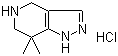 structure of CAS# 635712-89-9, 4,5,6,7-四氢-7,7-二甲基-1H-吡唑并[4,3-c]吡啶盐酸盐