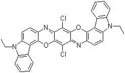 structure of CAS# 6358-30-1, 颜料紫 23