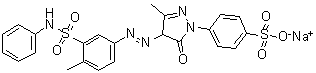 structure of CAS# 6359-85-9, Acid yellow 25