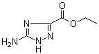 structure of CAS# 63666-11-5, Ethyl 5-amino-1H-1,2,4-triazole-3-carboxylate