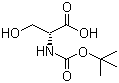 structure of CAS# 6368-20-3, Boc-D-Serine