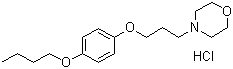 structure of CAS# 637-58-1, 盐酸普莫卡因