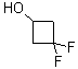 3,3-二氟环丁醇分子结构 (CAS 637031-88-0)