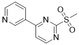 2-(甲基磺酰基)-4-(吡啶-3-基)嘧啶分子结构 (CAS 637354-25-7)