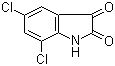 structure of CAS# 6374-92-1, 5,7-二氯-1H-吲哚-2,3-二酮