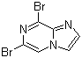 6,8-二溴咪唑并[1,2-a]吡嗪分子结构 (CAS 63744-22-9)