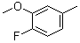 2-氟-5-甲基苯甲醚分子结构 (CAS 63762-78-7)