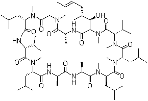 structure of CAS# 63775-95-1, Cyclosporin B