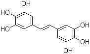 4,3',5'-三羟基白藜芦醇分子结构 (CAS 637776-83-1)