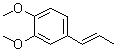 structure of CAS# 6379-72-2, (E)-1,2-二甲氧基-4-(1-丙烯基)苯