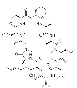 环孢菌素E分子结构 (CAS 63798-73-2)