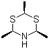 CAS # 638-17-5, Thialdine, 2,4,6-Trimethyldihydro-1,3,5-dithiazine, 2,4,6-Trimethylperhydro-1,3-dithiazine