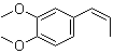 structure of CAS# 6380-24-1, cis-Methylisoeugenol