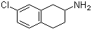 7-氯-1,2,3,4-四氢萘-2-胺分子结构 (CAS 63823-26-7)