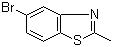 5-溴-2-甲基苯并噻唑分子结构 (CAS 63837-11-6)